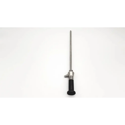Stryker 10mm 30° endoscope silver surgical instrument with black ergonomic grip and metallic joints for precision use