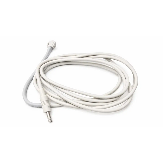 Stryker 1115998 medical equipment cable with white coiled design and metallic 3.5mm jack connector