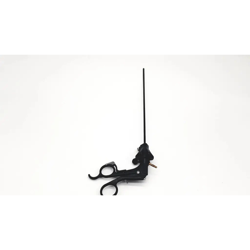 Black surgical instrument with long ergonomic handles for precise use in stryker 134 degrees autoclave da46-10