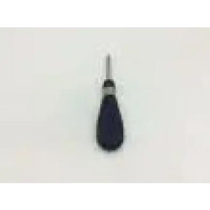 Stryker 1806-0232 T2 tibial system long hex driver with black teardrop rubber handle and metallic shaft for orthopedic use
