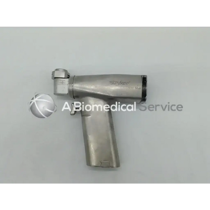 Stryker 2108 system 2000 silver metallic surgical ortho handpiece with textured grip and engraved branding