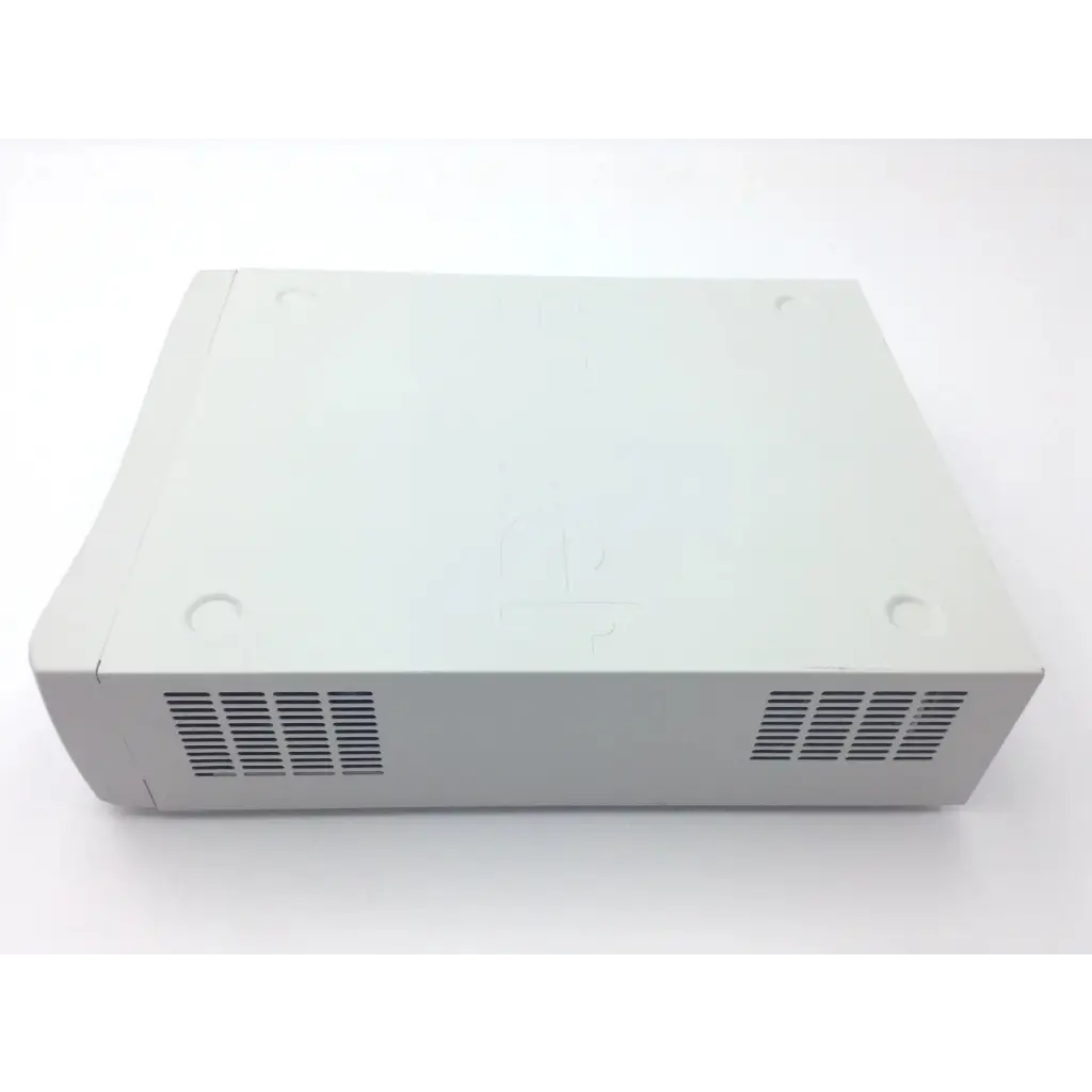 White plastic dvd player with vented sides and rounded corners for stryker sidne suite control system integration