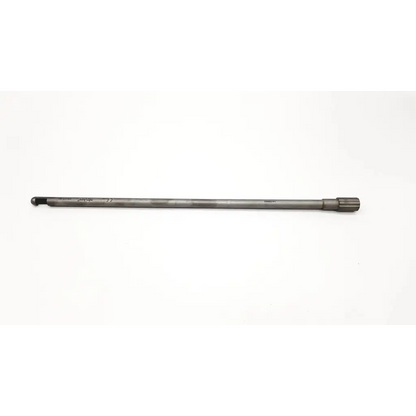 Gray metallic strykeflow pool suction tip with black-tipped end and threaded gear for strykeflow pool use