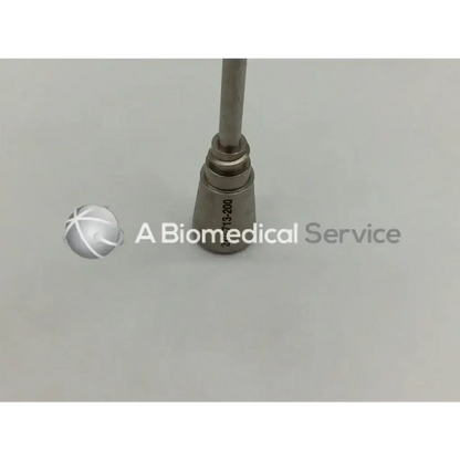 Silver metallic arthroscopic trocar with cylindrical shaft and tapered base marked 2713-200 from stryker 270-713-200