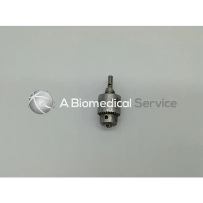 Silver metallic stryker 277-82-131 key drill stem with threaded jacobs chuck and central shaft for surgical use