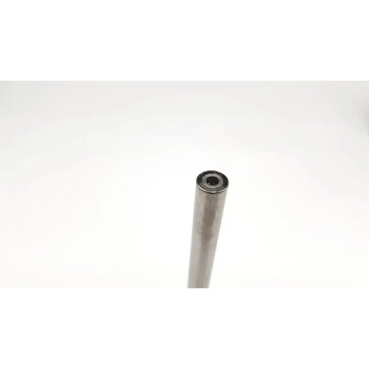 A sleek silver cylindrical metal stryker 380-10 0 degree 10mm laparoscope medical healthcare endoscopy tool