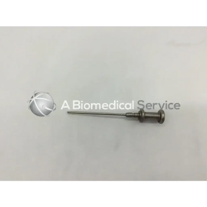 Stryker 502-344-510 autoclavable obturator ad5-271 with a sleek metallic shaft and cylindrical handle for surgical use