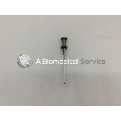 Metallic silver autoclavable obturator with cylindrical handle and slender shaft for surgical use stryker 502-344-510