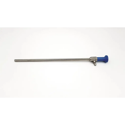 Blue-handled stryker 502-457-010 10mm laparoscope autoclavable with long slender metallic shaft for laparoscope autoclavable inv use