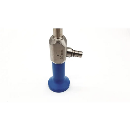 Stryker 502-457-010 blue-handled 10 mm laparoscope autoclavable with metallic joint and threaded connector for 134°c use