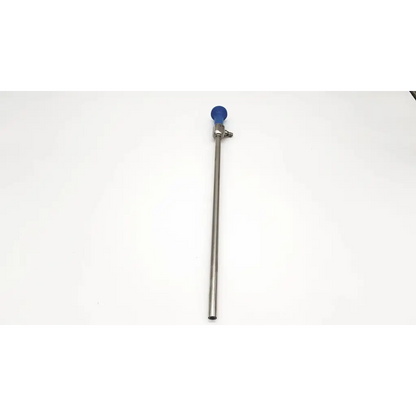 Stryker stainless steel laparoscope autoclavable with 134°c rating and blue spherical cap for medical use