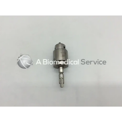 Silver surgical drill bit with cylindrical body and threaded shank for stryker 6203-131-000 keyed chuck ad4-66