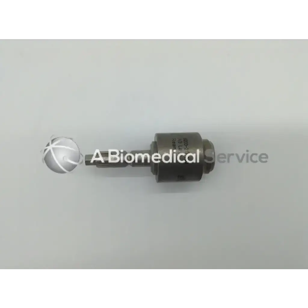 Gray metallic spherical tip surgical large reamer with engraved markings stryker 6203-210-000 reamer ad5=671