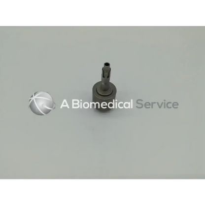 Silver metallic large reamer ad5=671 with cylindrical base and threaded shaft for medical use by Stryker 6203-210-000