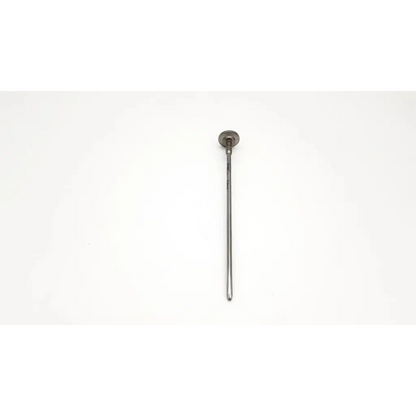 Silver-colored metallic tuning fork with circular head and slender shaft for stryker endoscopy 8mm blunt obturator use