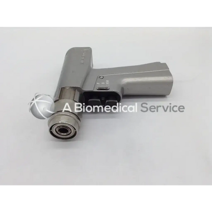 Gray metallic stryker endoscopy 6205 system dual trigger rotary drill with ergonomic handle and precision rotating head