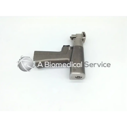 Gray metallic surgical osteotome with textured grip and ergonomic handle for stryker endoscopy ref system 6