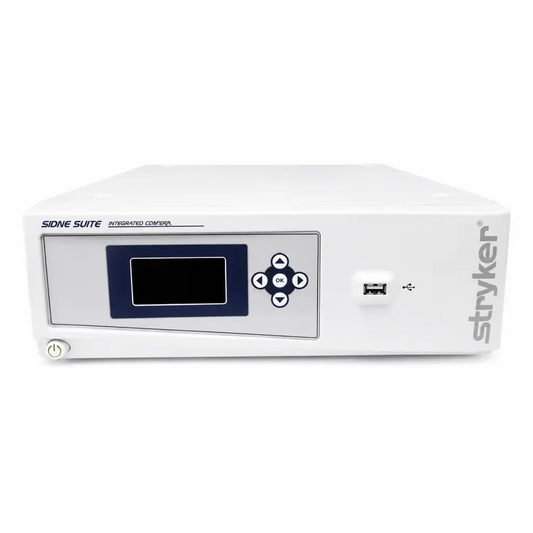 White stryker sidne suite integrated compressor with digital display and control buttons for suite integrated control system repair