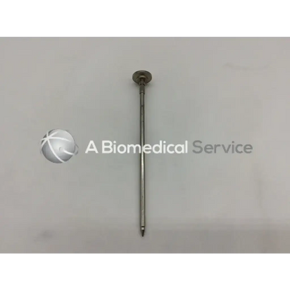 Silver metallic Stryker surgical 5.8mm pencil tip obturator with rounded head and pointed tip for precise use