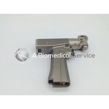 Silver surgical osteotome with textured grip and metallic finish for stryker system 6 dual trigger rotary drill