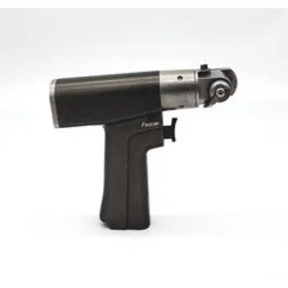 Black and silver fostem dental handpiece with ergonomic grip for stryker system 6 sagittal saw 6208 visible from the back side