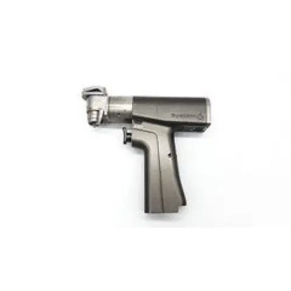 Gray metallic stryker system 6 sagittal saw 6208 surgical drill with sleek ergonomic design and engraved brand name