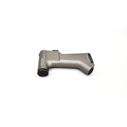Gray metallic stryker tps micro driver 5100-88 with black rubberized grips and engraved branding on the side