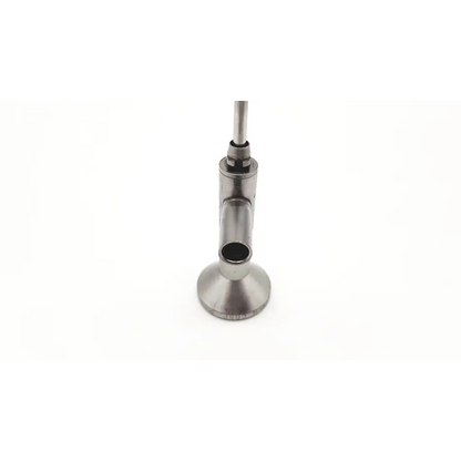 Stainless steel dental handpiece with cylindrical body flared base and threaded top for stryker vista 30° arthroscope da54-193