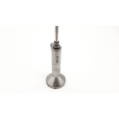 Silver metallic engine valve with cylindrical body and flared base engraved 344-31 for stryker vista 30° arthroscope da54-193