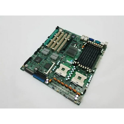 Green super micro x6dh8-xg2csi main board with multiple slots copper capacitors and silver heat sinks for high performance