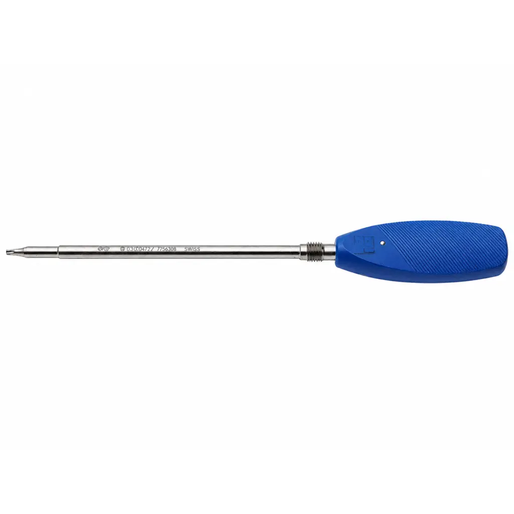 Surgical Instrument 03.010.472 with Blue Handle - Biomed