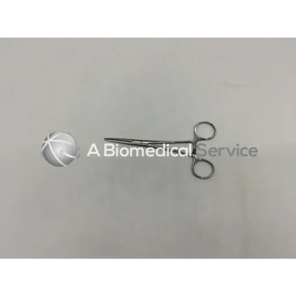 Sterling silver kelly classic hemostatic forceps with rounded handles and pointed tips for surgical use