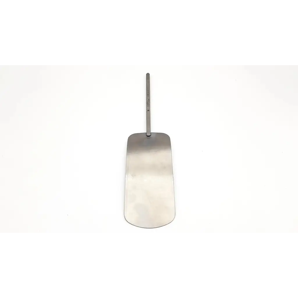 Stainless steel symmetry 50-4567 retractor blade malleable with a sleek rectangular blade and slender handle