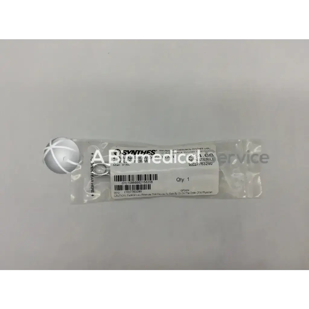 Load image into Gallery viewer, Synthes 224.06 4.5mm Narrow DCP Plate 6 Holes/ 103mm