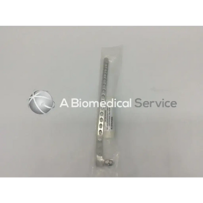 Silver metallic lcp proximal tibia plate 3.5mm with 16 holes 237mm packaged in clear plastic for right tibia