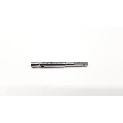 Silver metal medical instrument da54-187 socket wrench with hexagonal drive and engraved cylindrical handle synthes 309.39