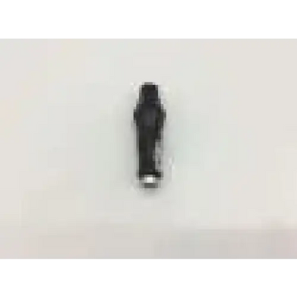 Black cylindrical ratcheting driver handle us568 with silver metallic cap and clip for precise tool control