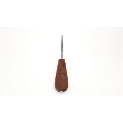 Wooden-handled large hexagonal driver synthes 314.27 with polished metal shaft and durable construction