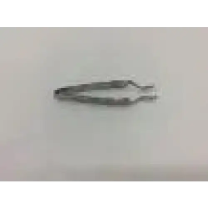 Metallic syntheses 319.97 forceps with textured grip and pointed tips designed for precise surgical use