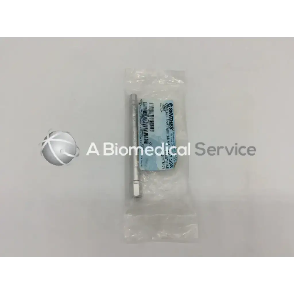 Synthes 357.398 Cannulated Shaft with 8MM Hex 12MM