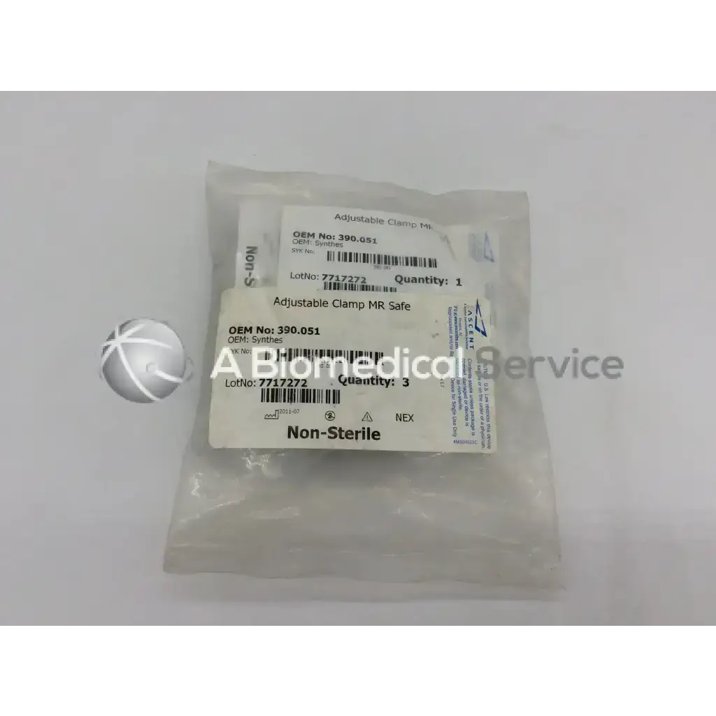 Synthes 390.051 4.0mm Adjustable Clamps for Distal Radius