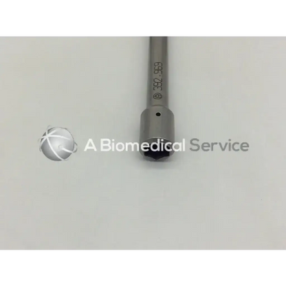 Synthes 392.969 combination wrench 4mm with metallic shaft and rounded black-tipped end for precise fastening