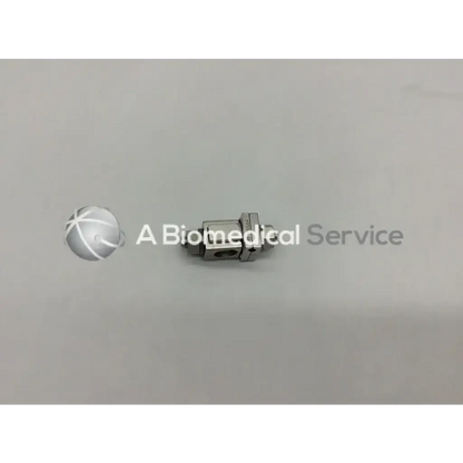 Silver metallic cylindrical syntheses 393.64 external fixation adjustable clamp orthopedic with threaded ends