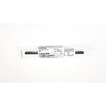 Synthes 394.83 carbon fiber rod 200mm black fiber rod in clear packaging with white label and product code 395.782