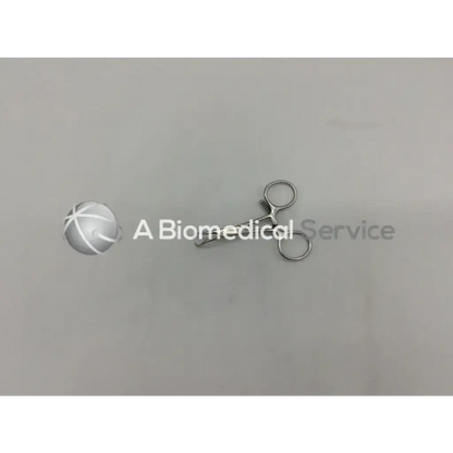 Silver synthes 398.95.96 reduction forceps with points ratchet 130mm spring-loaded mechanism and rounded handles