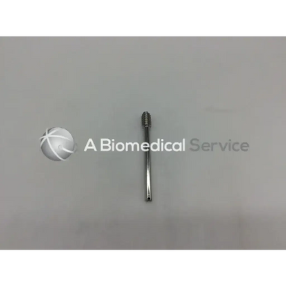 Metallic Synthes DHS 280.150 lag screw 115mm with threaded cylindrical shaft and rounded head for surgical use
