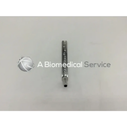Metallic slender spinal fusion rod with 8 holes and hollow end synthes dhs 281.18 135 degree plate-standard barrel