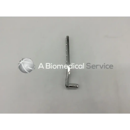 Silver metallic l-shaped synthes dhs 281.98 surgical plate with 8 holes ad5-174 121322sm for bone fixation