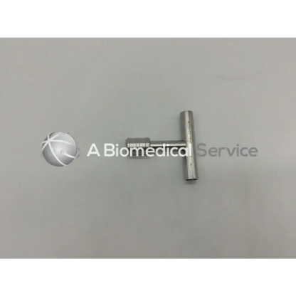 Silver synthes swiss dhs 33808 t-handle surgical instrument with textured grip and engraved markings