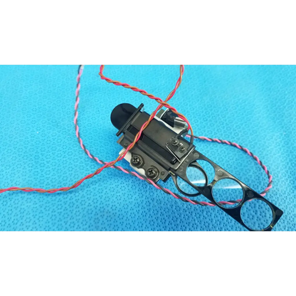 Black mechanical solenoid optical lens mount with red and white wires for takano sap1-t115a filter slider assembly